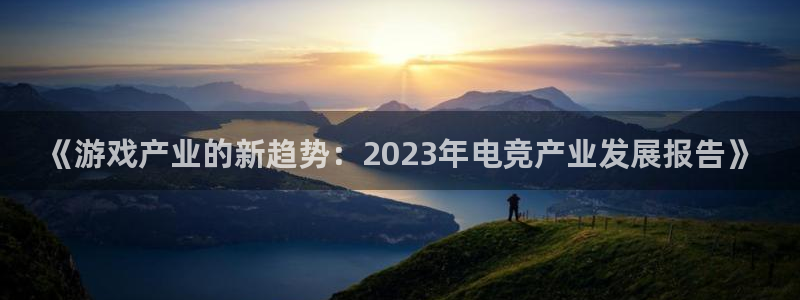 高德娱乐平台官方网站：《游戏产业的新趋势：2023年电竞产业
