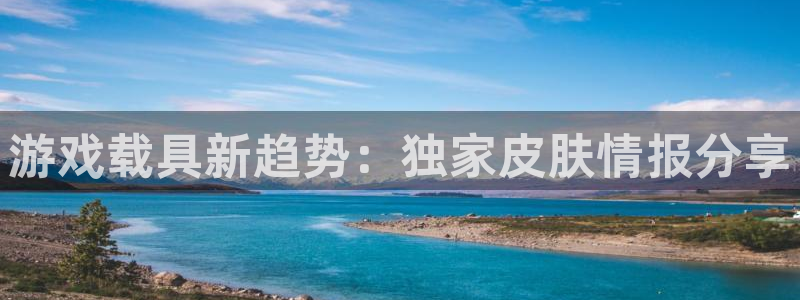 高德娱乐注册平台：游戏载具新趋势：独家皮肤情报分享