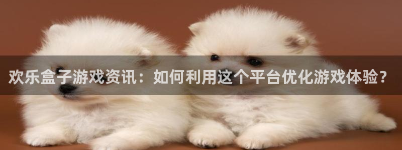 高德娱乐app下载地址：欢乐盒子游戏资讯：如何利用这个平台优