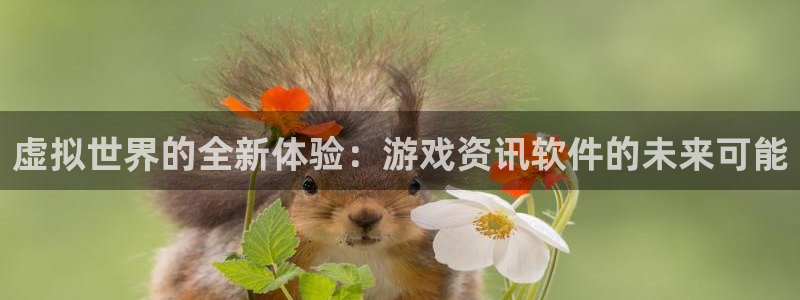 高德娱乐官方注册登录：虚拟世界的全新体验：游戏资讯软件的未来